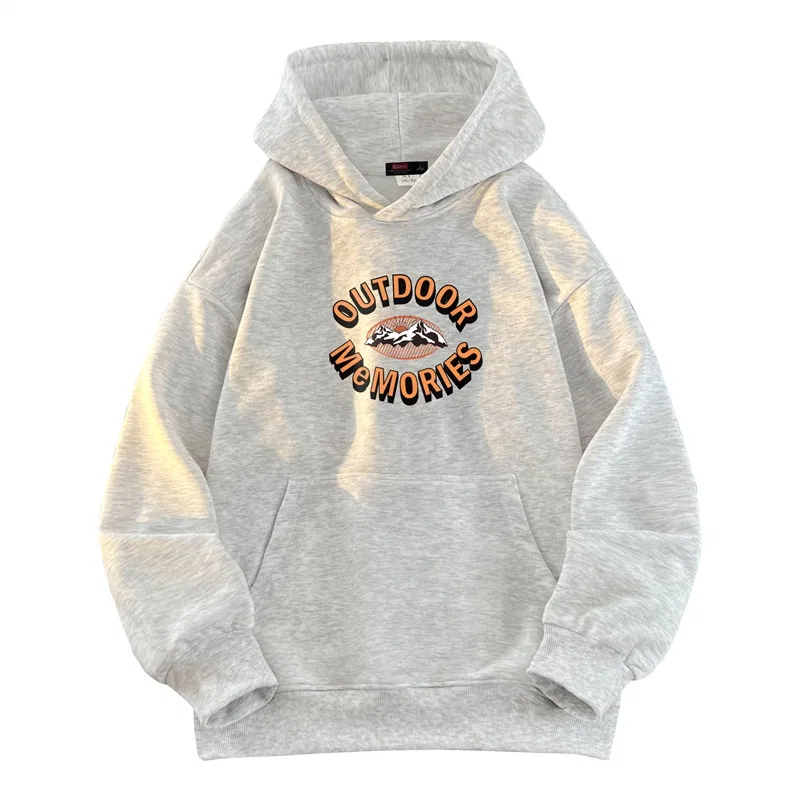 Детский худи унисекс на молнии с капюшоном BALENO, White Heather Gray