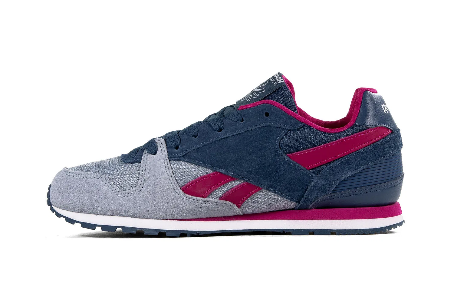 Детские кожаные кроссовки Reebok GL 3000, Blau Rosa — фото 2