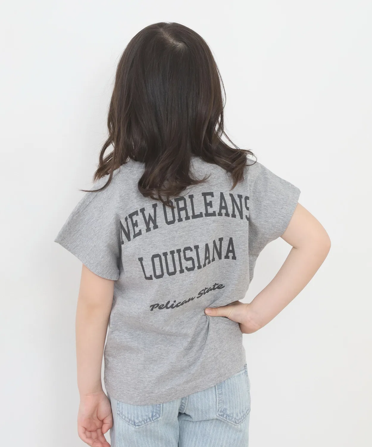 Детская футболка с принтом, без рукавов, модель Print Dolman Big FUNALIVE, Heather Gray