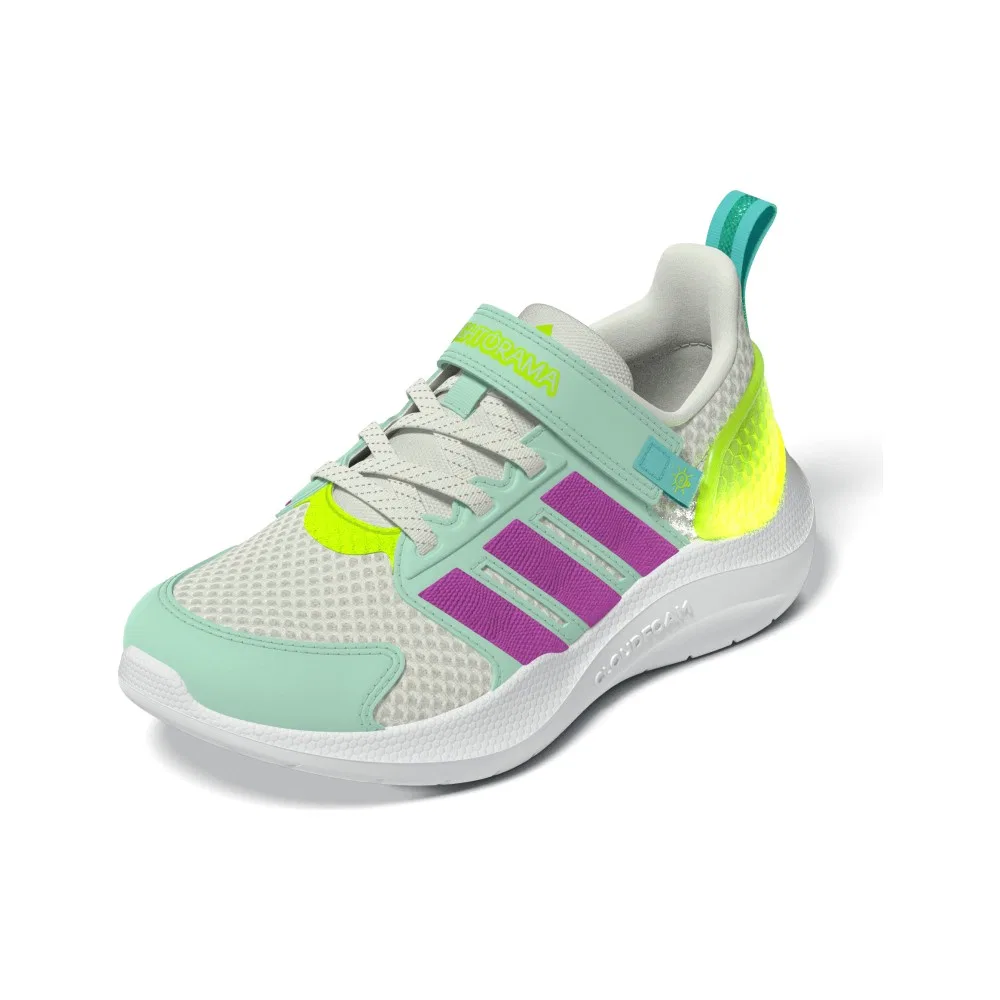 Детские кроссовки для девочек с LED-подсветкой LIGHTORAMA RNR EL C adidas — фото 2
