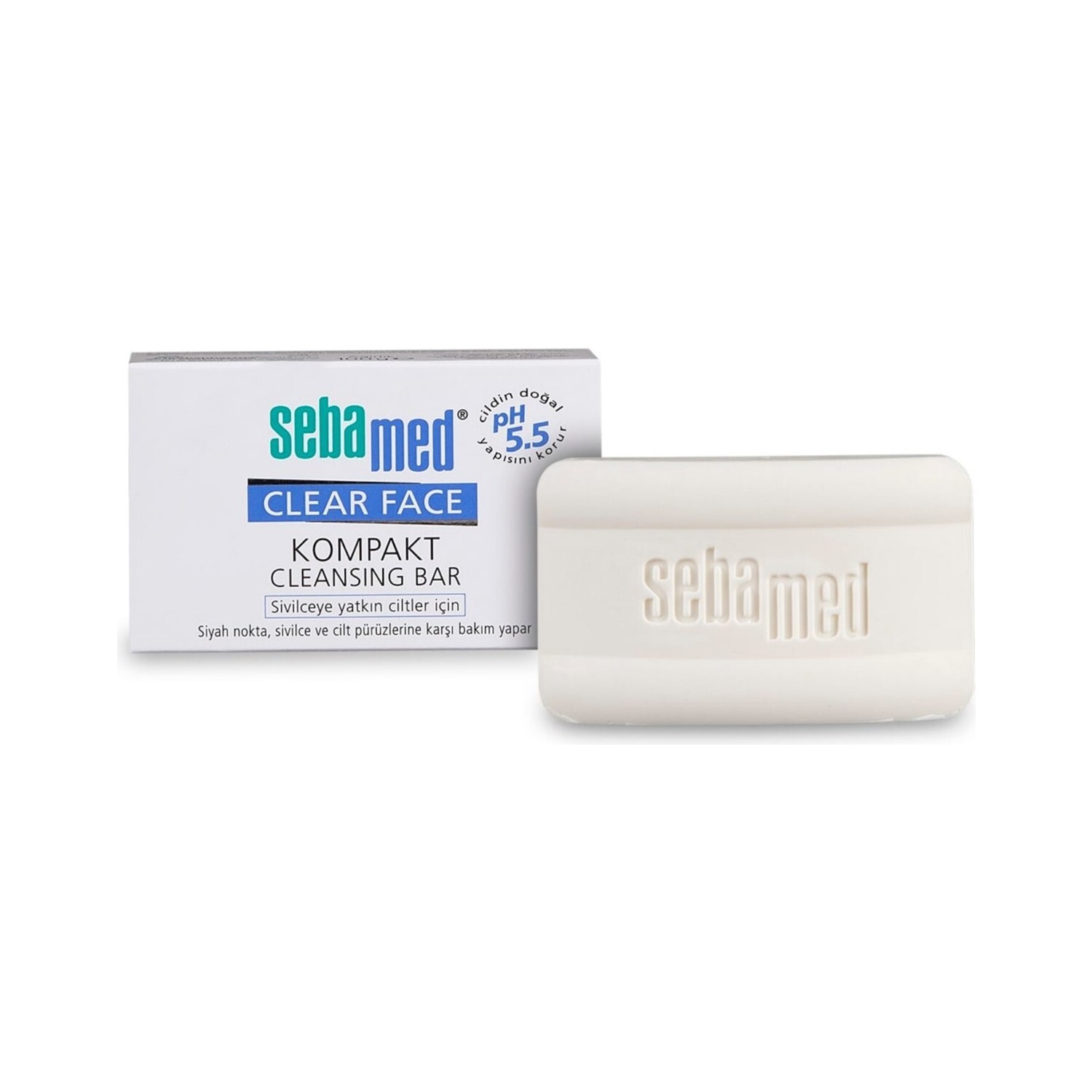 

Мыло для лица Sebamed Clear Face Compact