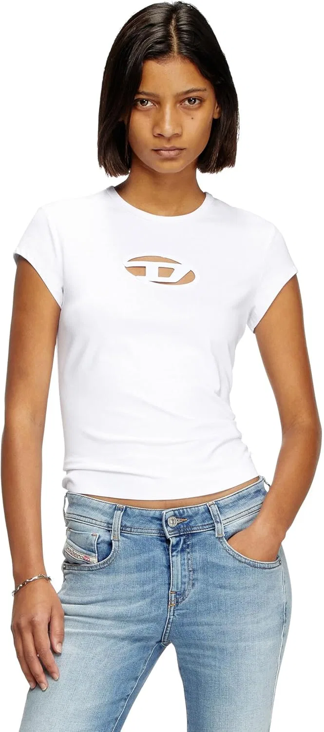 Женская футболка с логотипом T-Angie Diesel, White