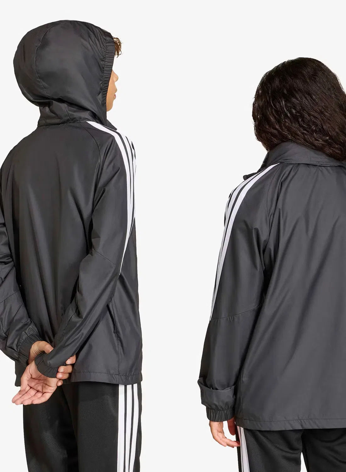Куртка ветровка с длинным рукавом Tiro26 League Adidas, черный — фото 2
