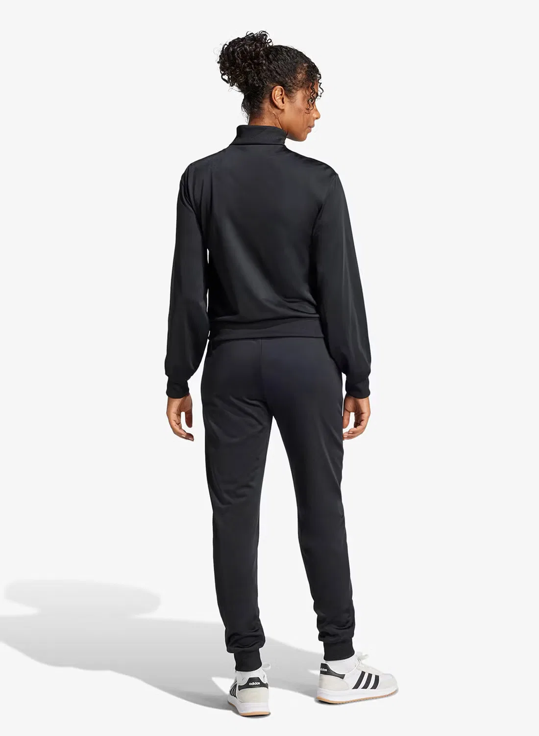 Спортивный костюм из мягкого трикотажа W feelcozy Adidas, черный — фото 2