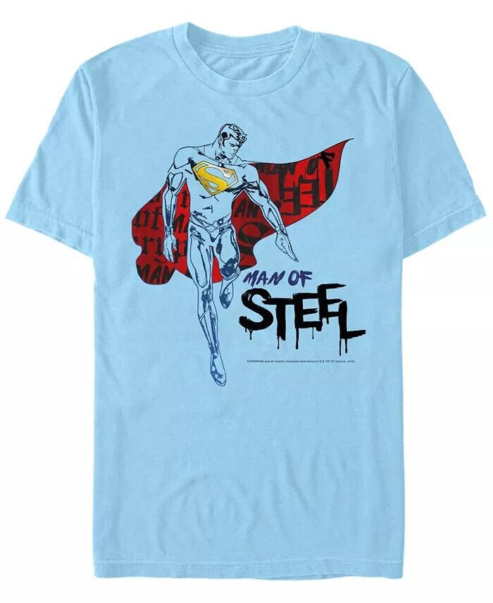 

Мужская футболка DC Superman Man of Steel с короткими рукавами Fifth Sun
