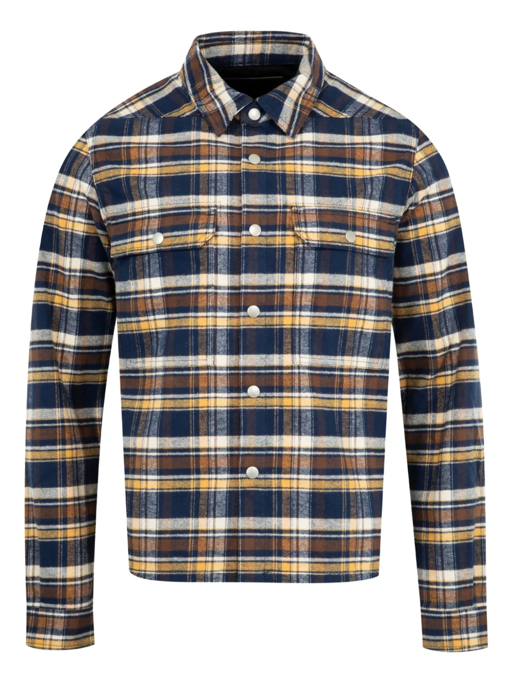 

Рубашка в клетку Rick Owens DRKSHDW, синий