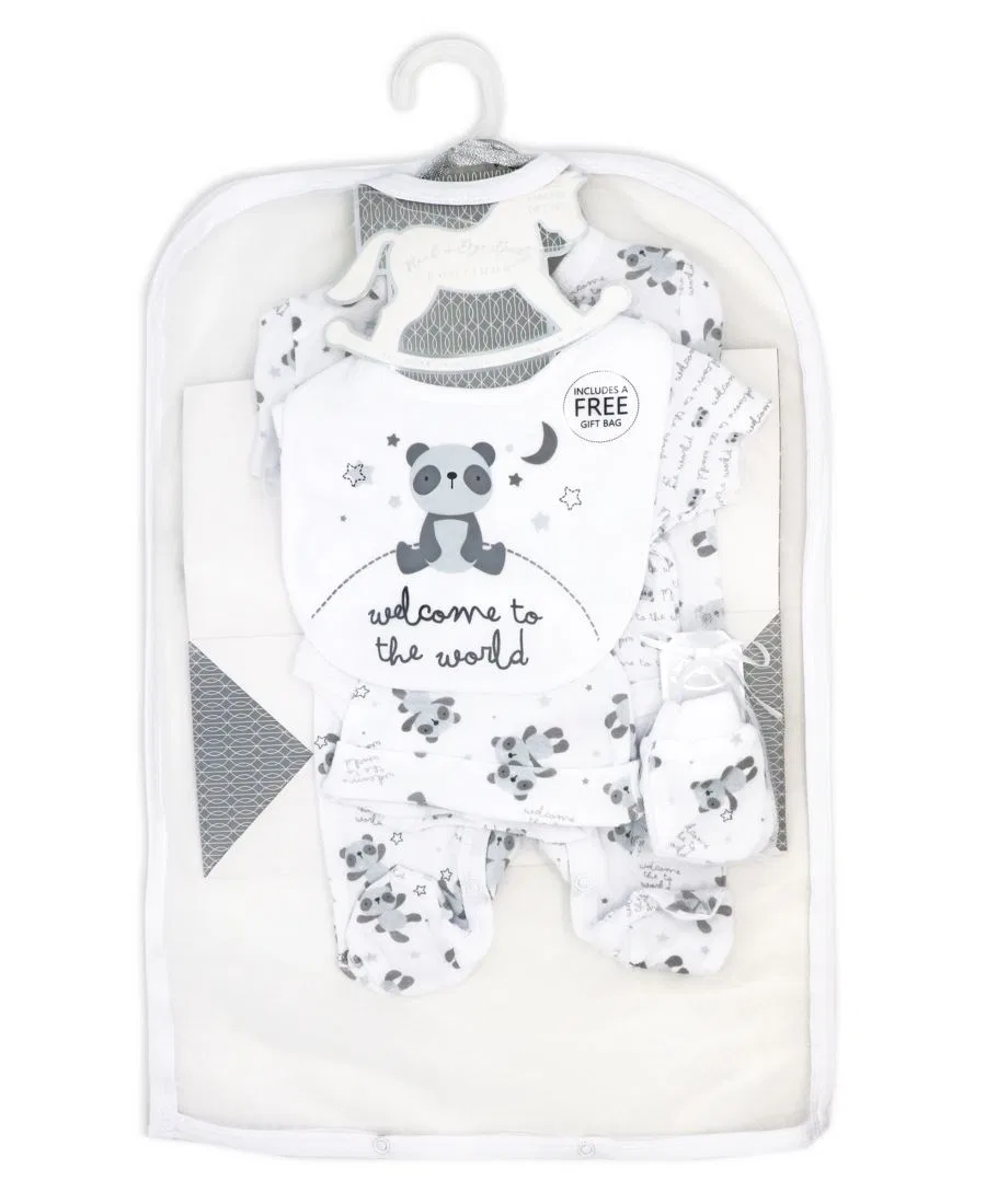 Комплект для новорожденного с принтом Rock-A-Bye Baby Boutique, Panda — фото 2