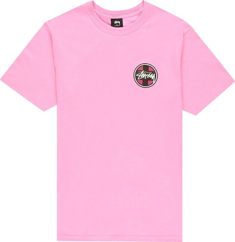 

Футболка Stussy Cross Dot Tee 'Pink', розовый