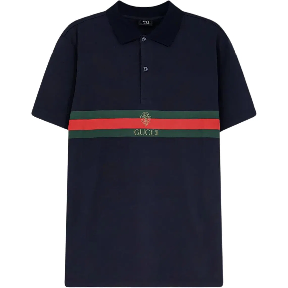 Поло GUCCI мужское, темно-синее