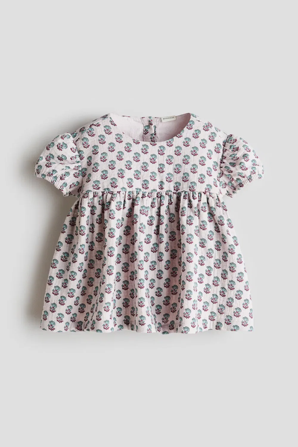 Платье из хлопчатобумажной ткани H&M, Helllila/Geblümt — фото 4