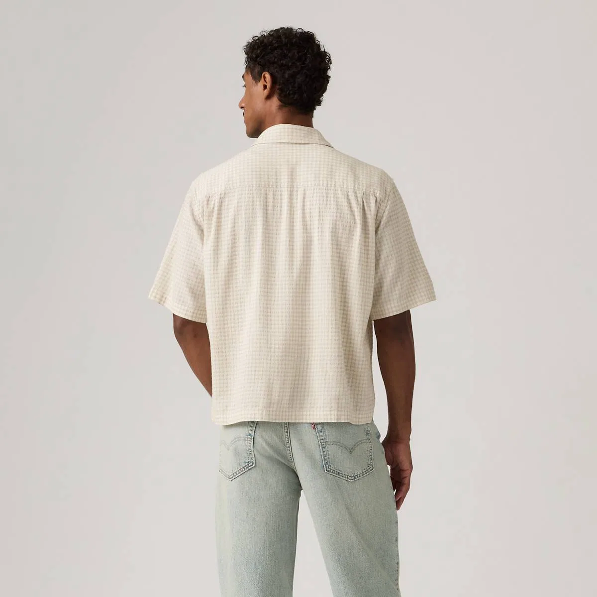 Свободная рубашка в стиле вестерн с коротким рукавом Levi's, Criss Cross - White — фото 4