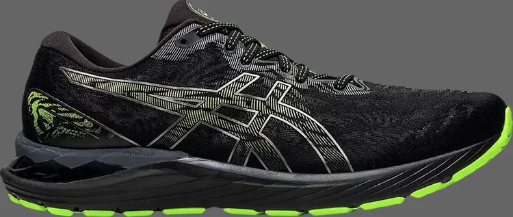 

Кроссовки gel cumulus 23 'black green' Asics, черный