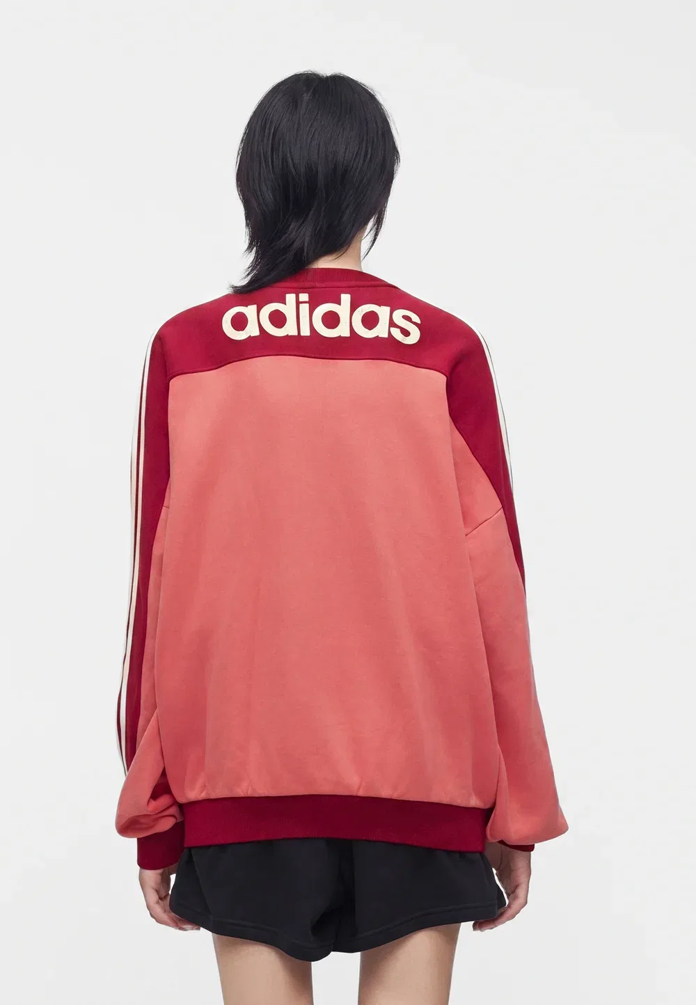 Графический принт - толстовка Adidas Originals, Preloved Scarlet/Team Victory Red — фото 3