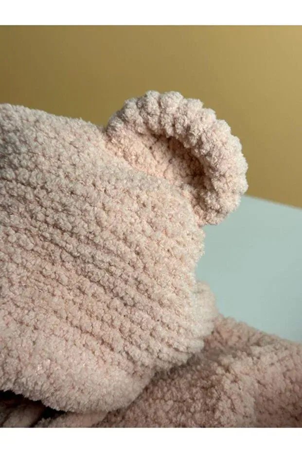 Детский кардиган с капюшоном Teddy bear cardigan Numistore, Pink — фото 3