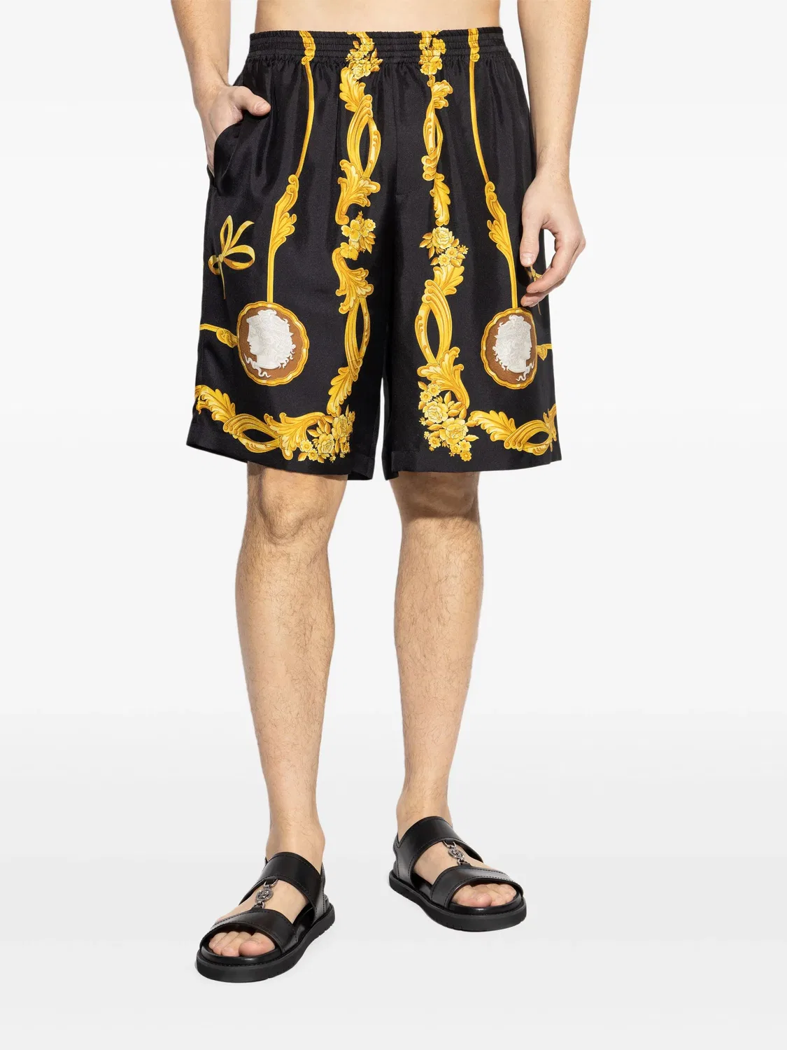 Шорты Barocco Versace, черный — фото 4