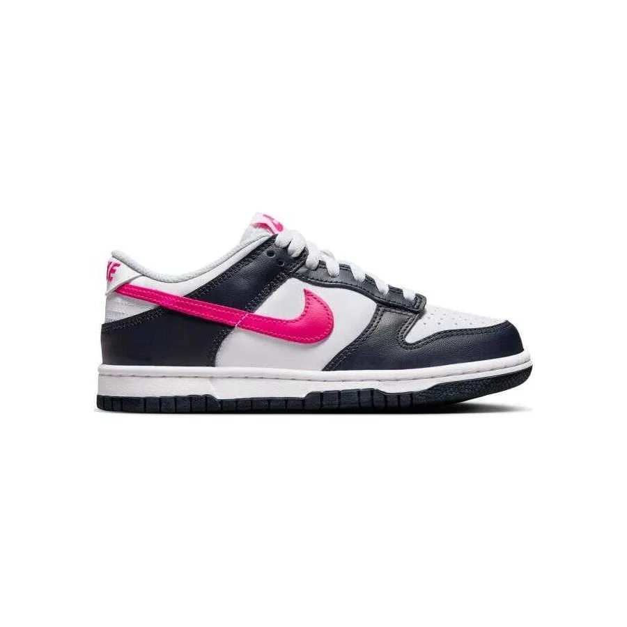 Кроссовки детские с классическим дизайном Nike Dunk Low, Белый — фото 4