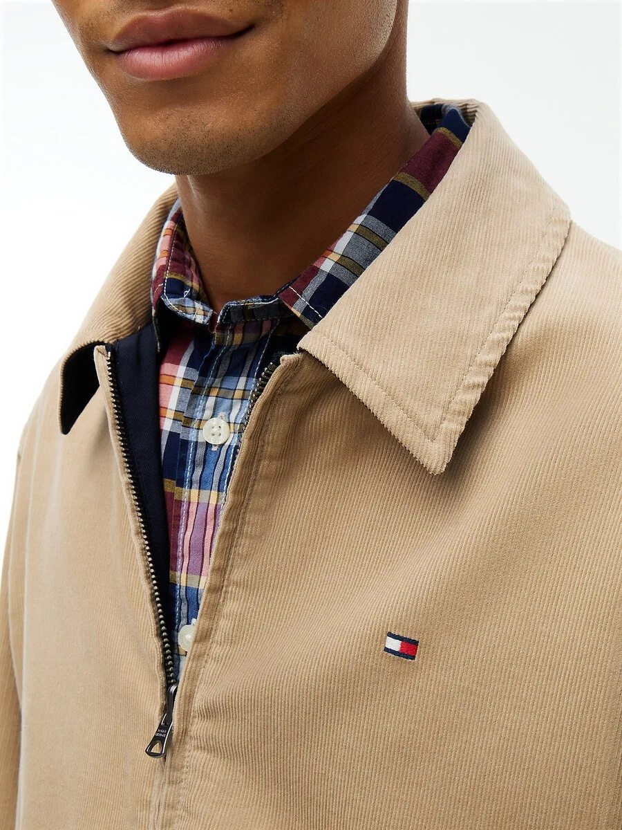 Куртка TOMMY HILFIGER межсезонья, песочного цвета — фото 4