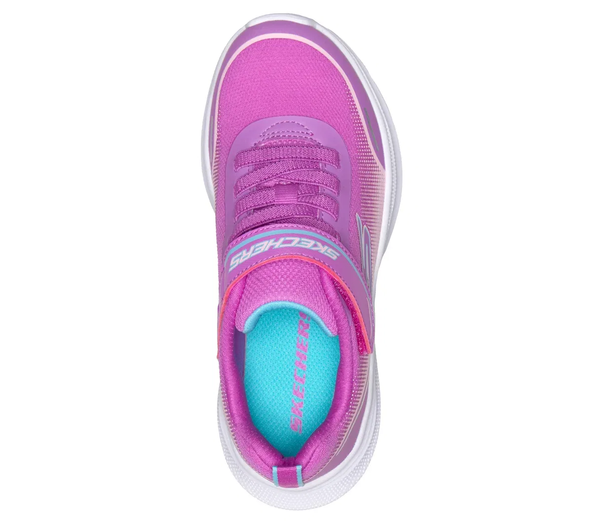 Детские кроссовки Microspec Velocity Skechers, фиолетовый/мультиколор — фото 2