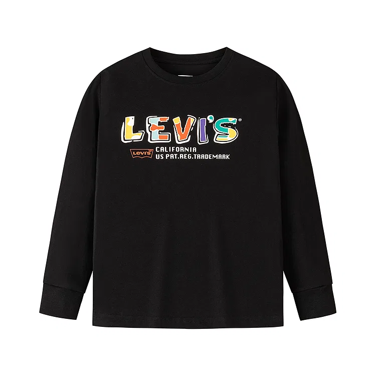 Детская футболка с длинным рукавом Levi's, Bright White — фото 2