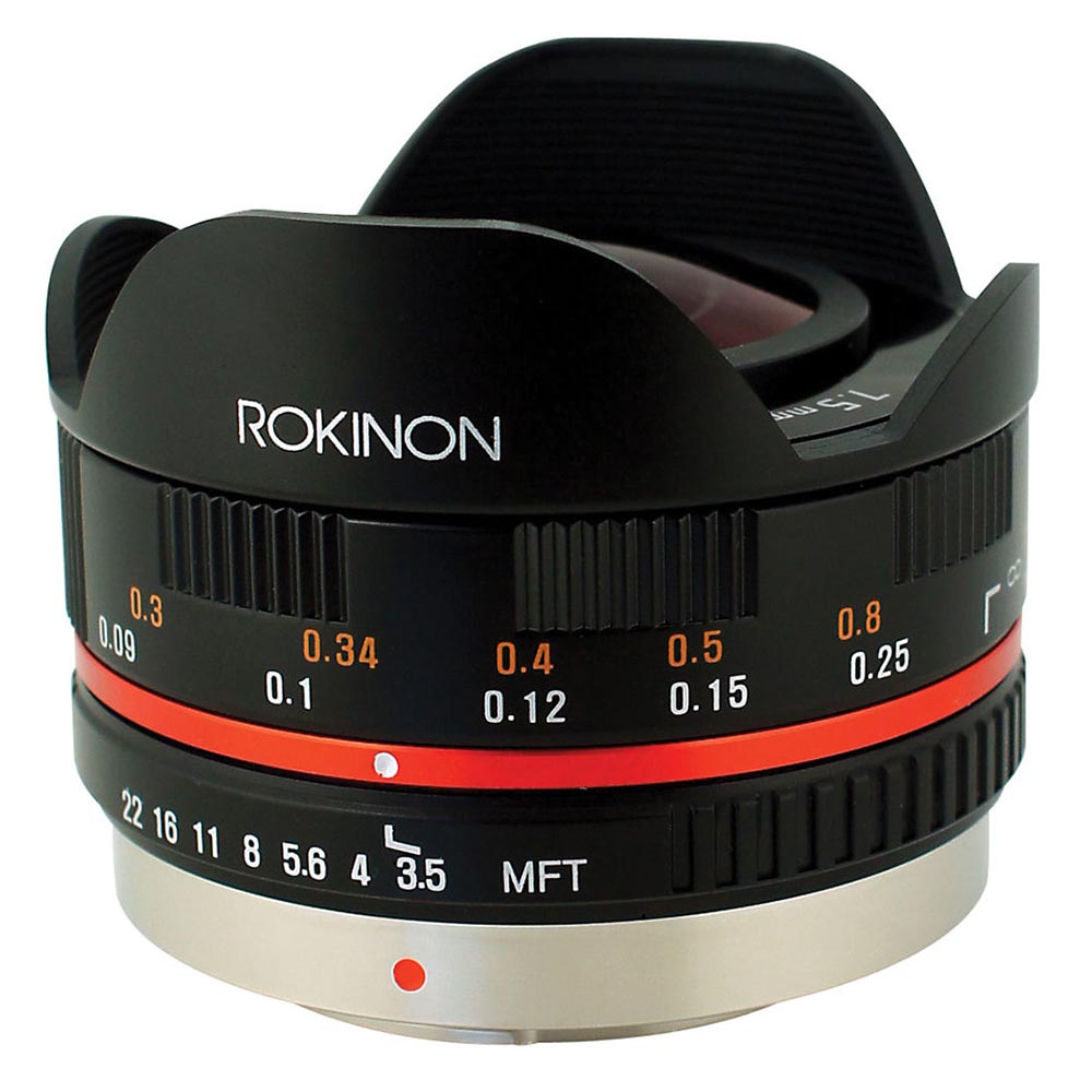 

Объектив Rokinon 7.5mm f/3.5 Ultra Wide-Angle Fisheye, Micro 4/3 Mount, черный