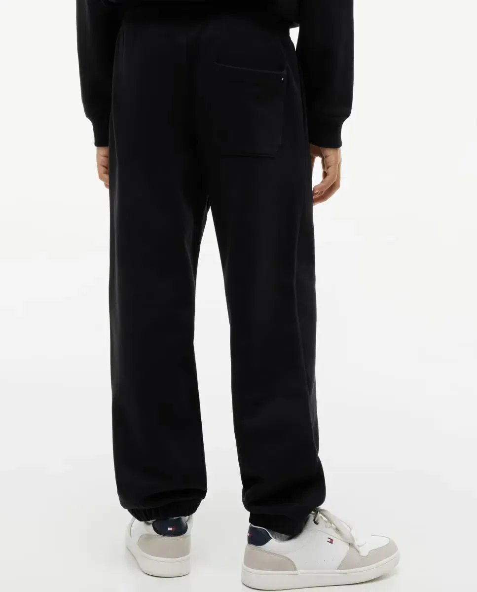 Детские спортивные штаны для мальчиков с логотипом Tommy Hilfiger, Negro — фото 3