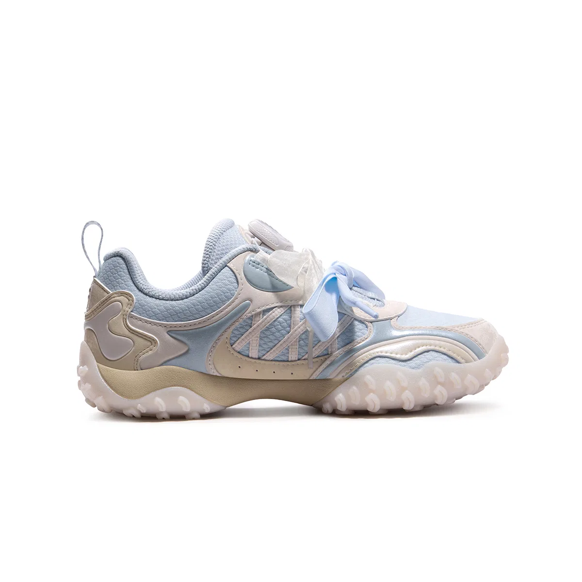 Детские кроссовки для бега с принтом Heritage FHT FILA KIDS, Illusion Blue/Yarn White — фото 3
