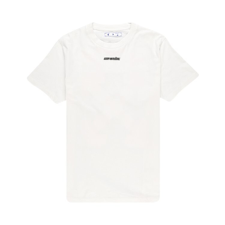 

Футболка Off-White Marker Short-Sleeve Slim Tee 'White/Blue', белый