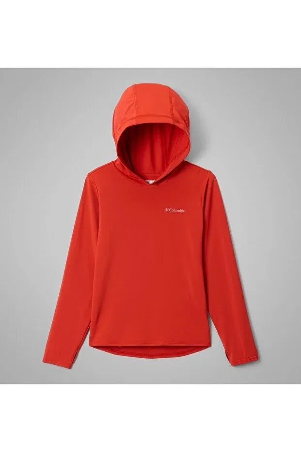 Детская толстовка для девочек с капюшоном Chill river Columbia, Red