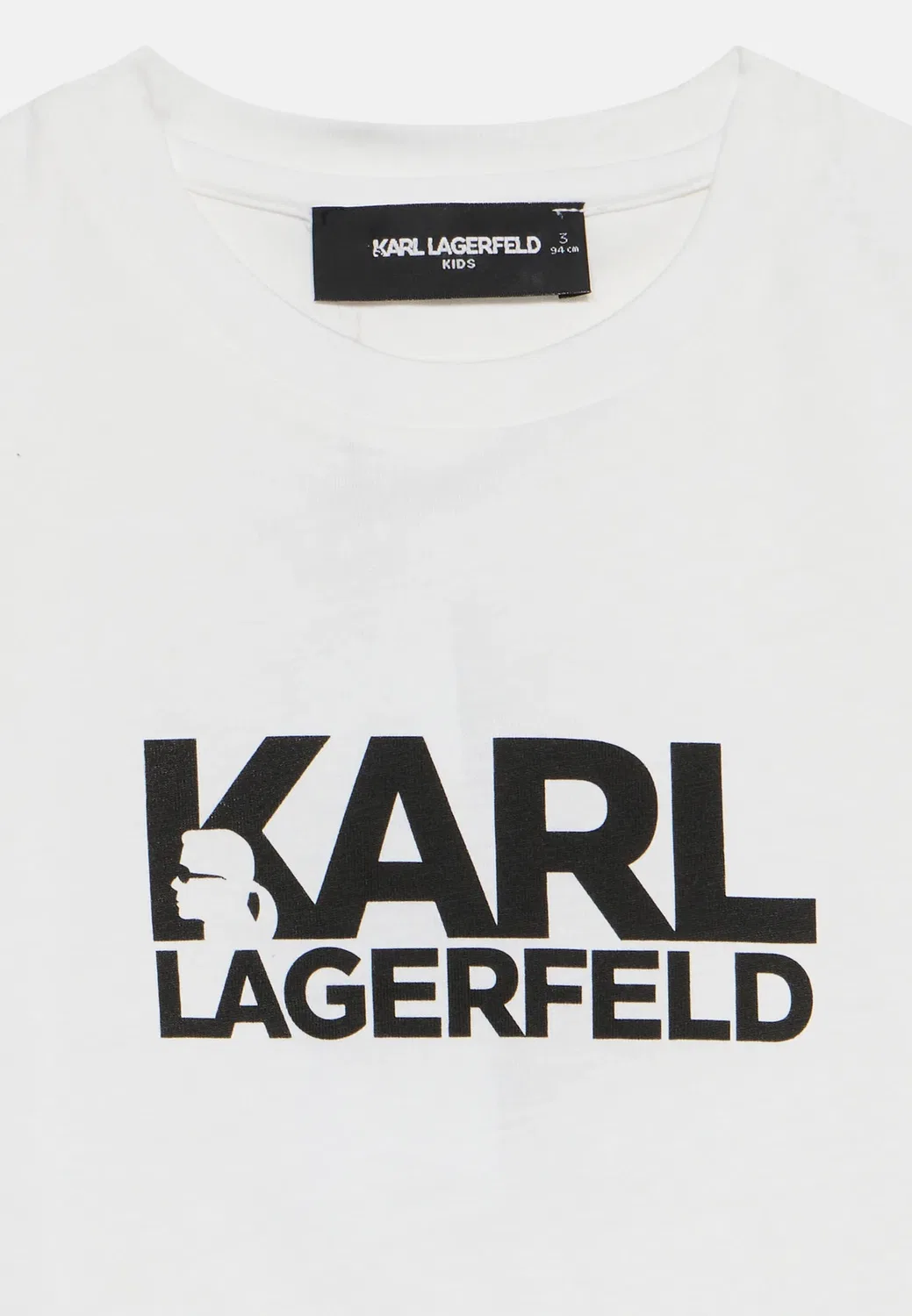 Футболка унисекс с принтом Karl Lagerfeld Kids, White — фото 3