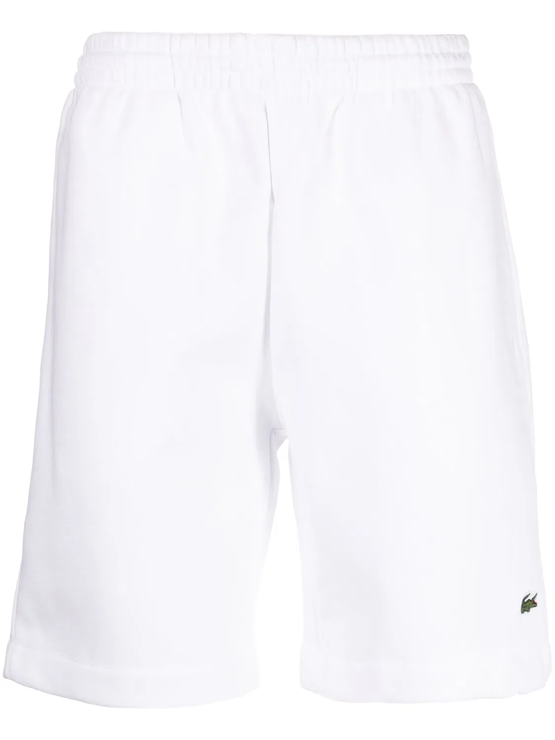 Шорты с логотипом вышивкой Lacoste, белый