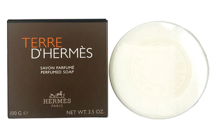 Мужское очищающее мыло для душа Earthy, 100 г, HERMES, Brown — фото 2