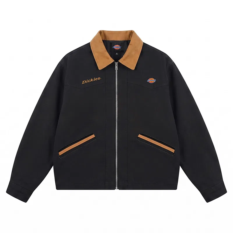 Детская куртка с воротником-стойкой прямого кроя Dickies, Wood — фото 3