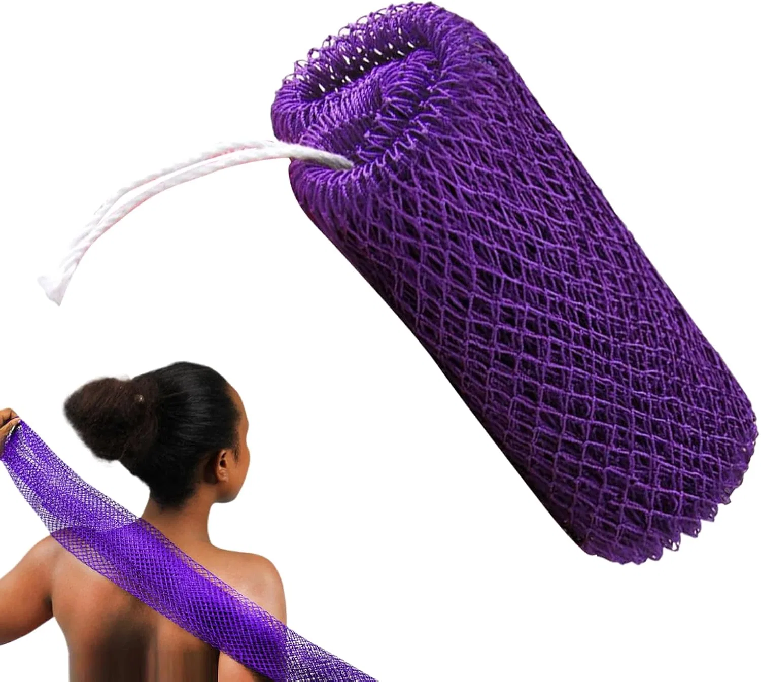 Мочалка для тела African Net, Nylon, 70 г, Lila Generisch