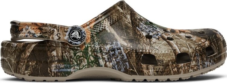 

Кроссовки thisisneverthat x Realtree x Classic Clog Edge Camo - Walnut, коричневый