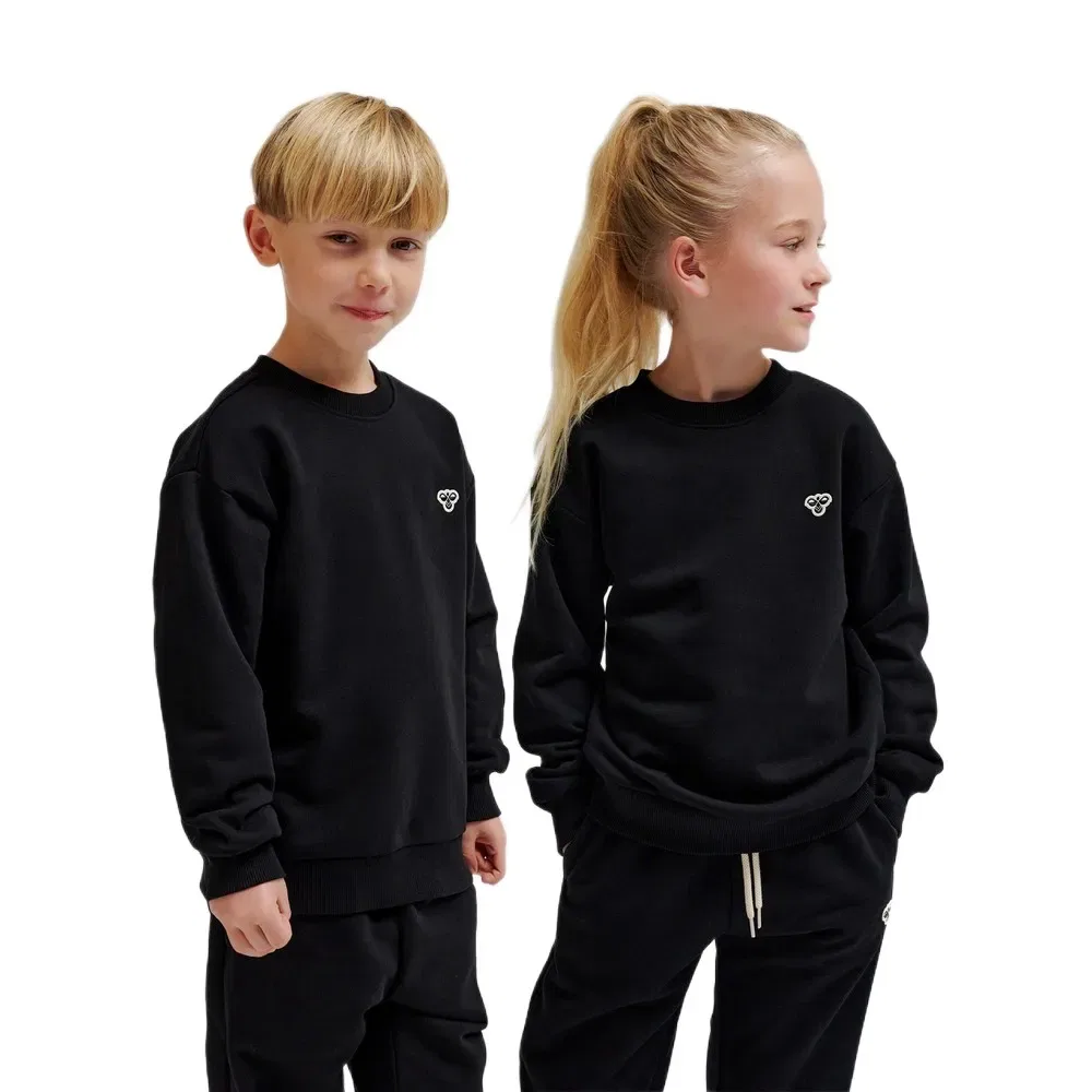 Детский свитшот для девочек свободного кроя Loose Bee Hummel, Black
