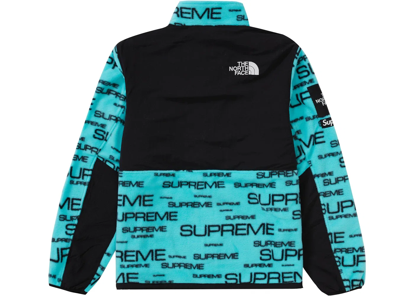 Мужская куртка с принтом Steep Tech Fleece Jacket Supreme, Teal — фото 3