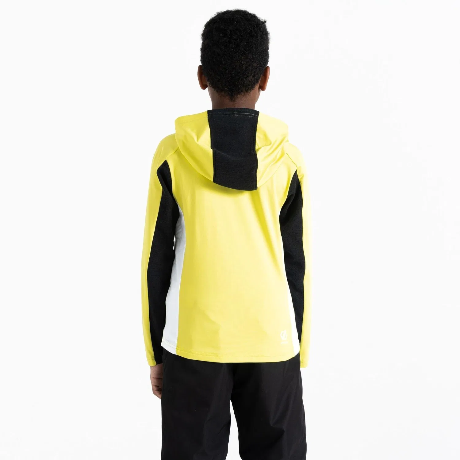 Детское флисовое худи Dare 2B Thriving, Yellow Black — фото 4