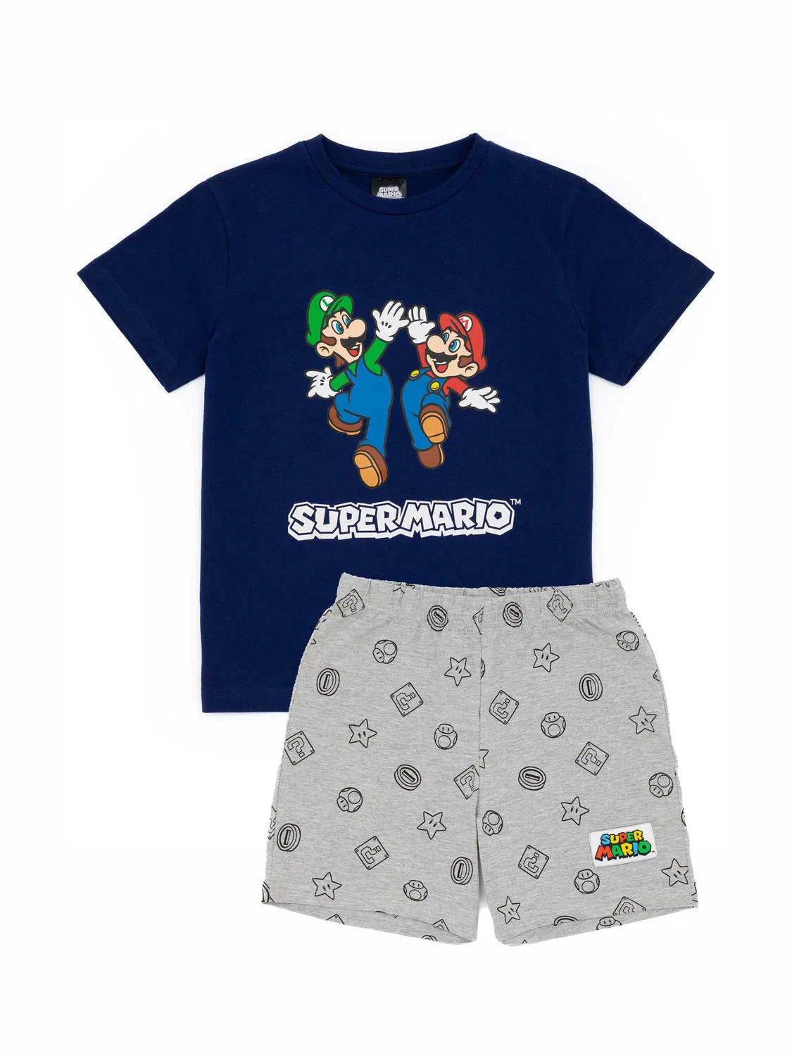 Пижама Super Mario с коротким рукавом и штанинами Vanilla Underground, синий
