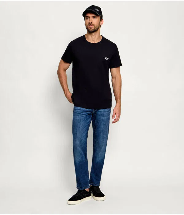 Мужская футболка хлопковая T-Shirt 365 BOSS, черный — фото 2
