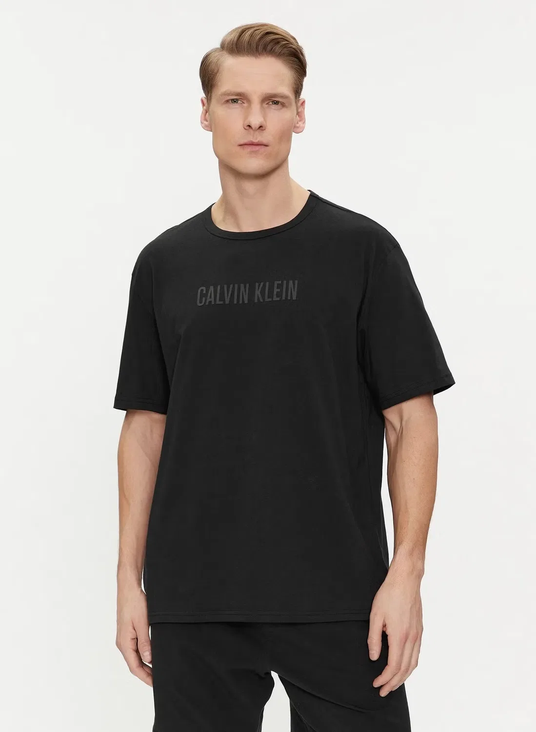 Calvin Klein Футболка с логотипом, черная