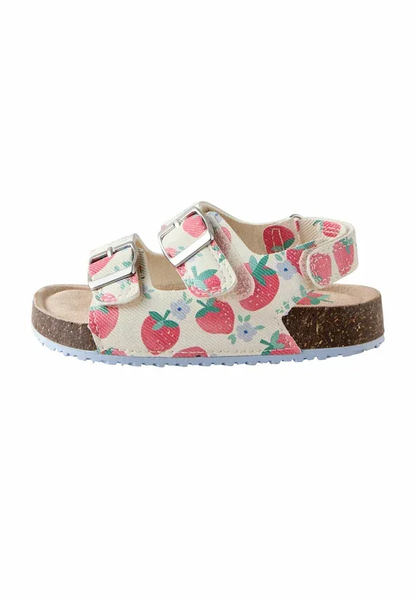 Ботиночки с принтом Double Two Strap Next, красный, белый, Strawberry