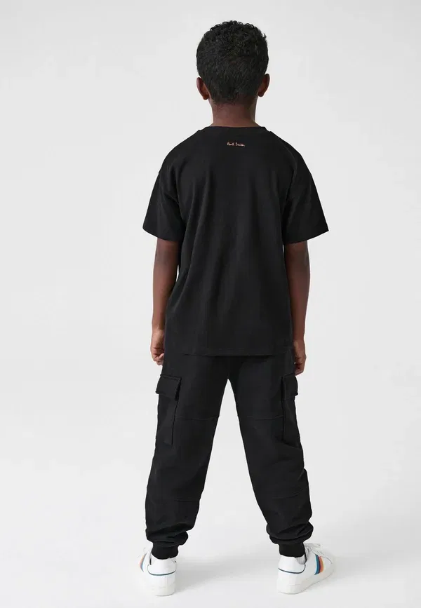 Спортивные брюки хлопок Paul Smith Junior Black, черный — фото 3