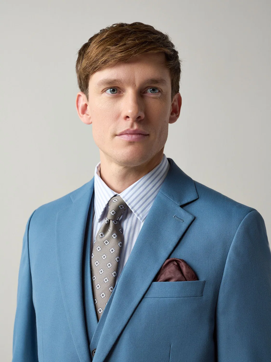 Пиджак костюмный Slim Fit Textured Next, синий