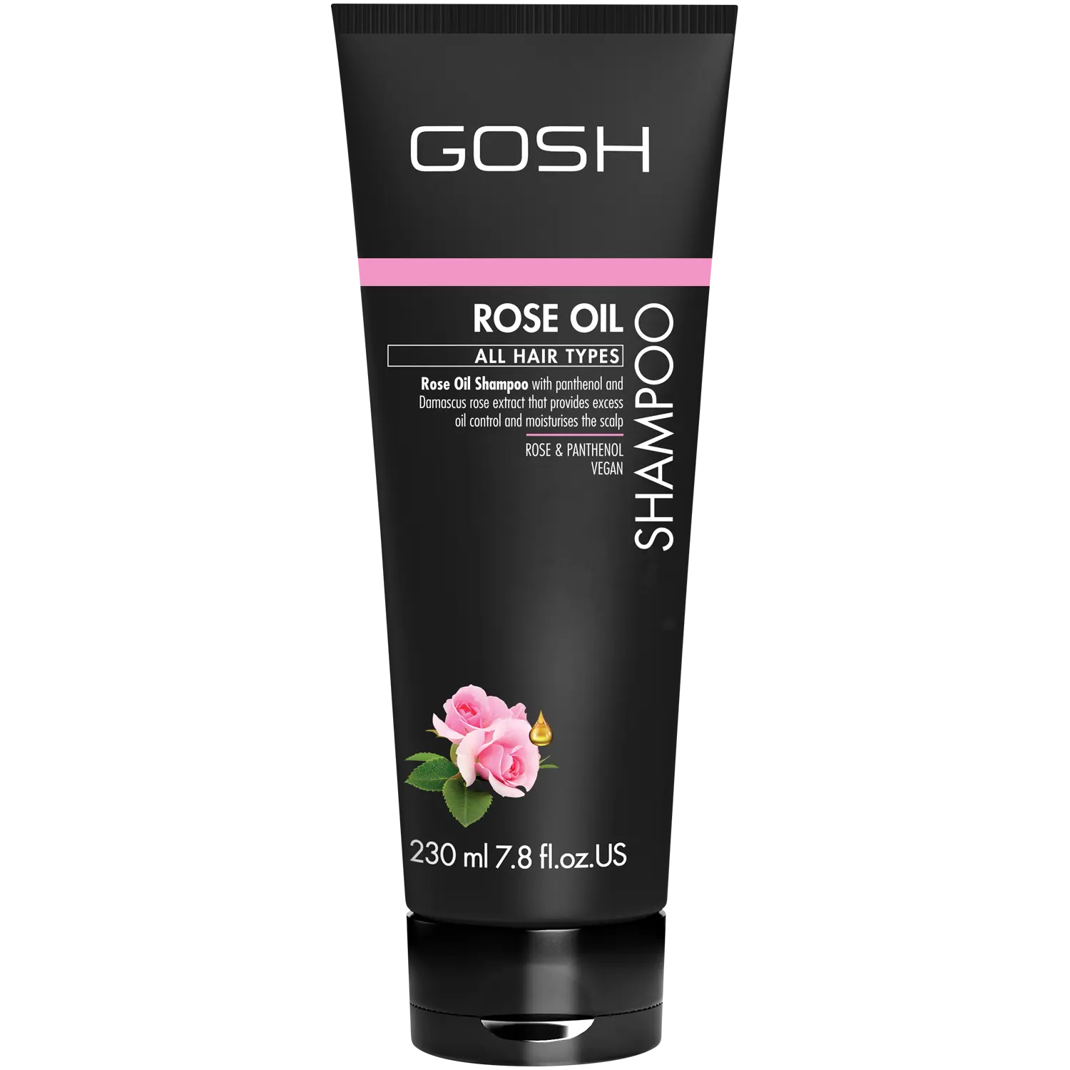 

Gosh Rose Oil шампунь для волос с розовым маслом, 230 мл