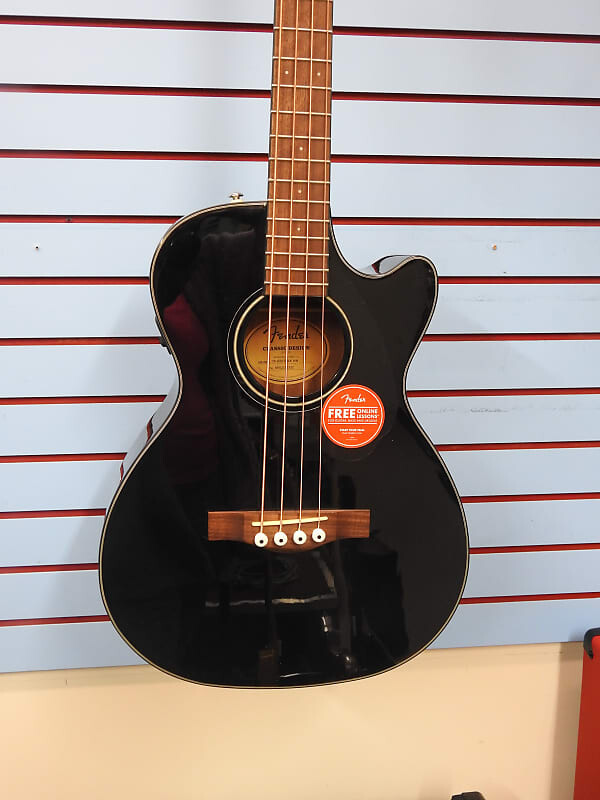 

Бас-гитара Fender CB-60SCE черный CB-60SCE Acoustic Bass