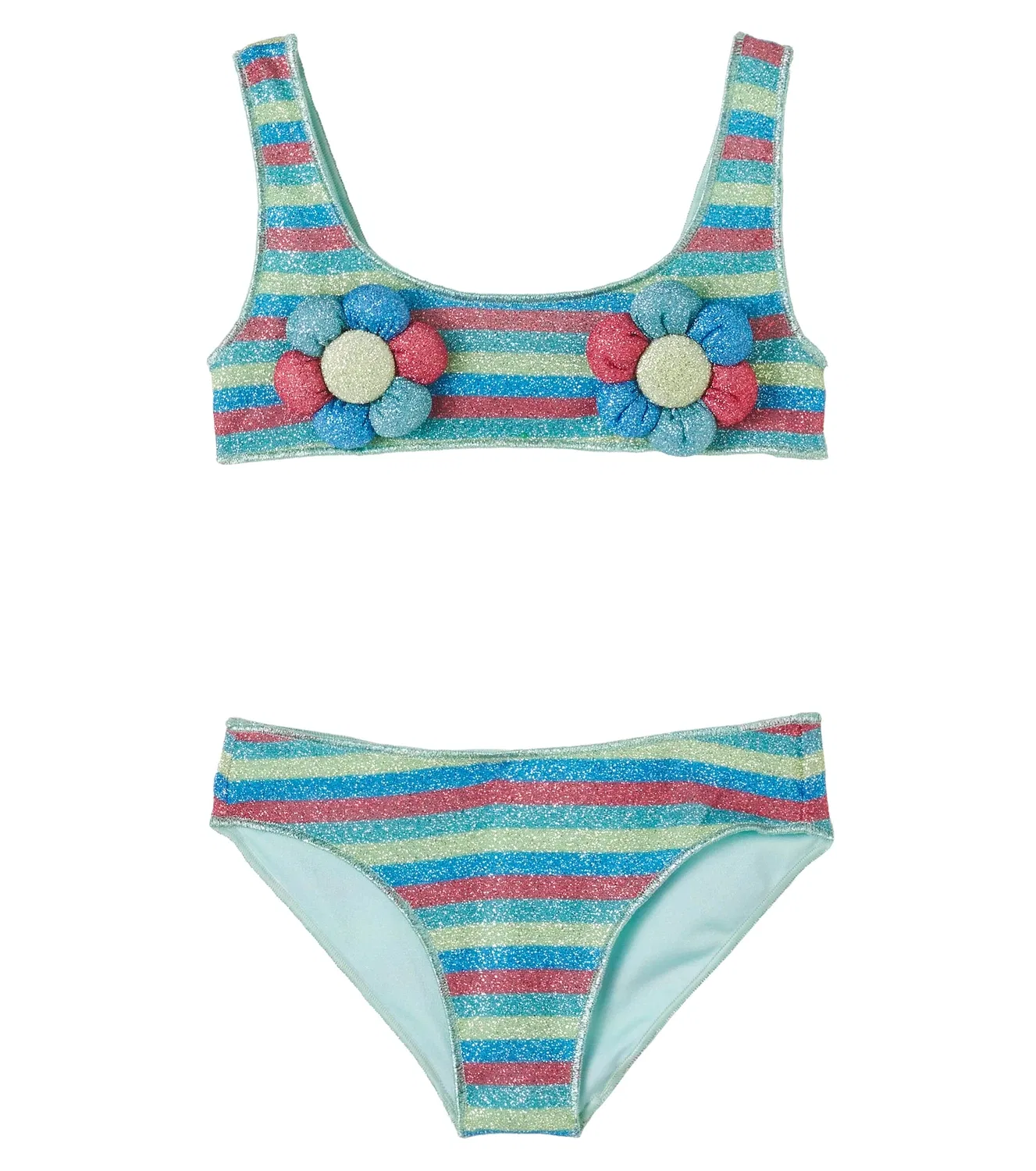 Комплект бикини с полосатым принтом Osemini Lumière Oseree Kids, Multicolor Stripes