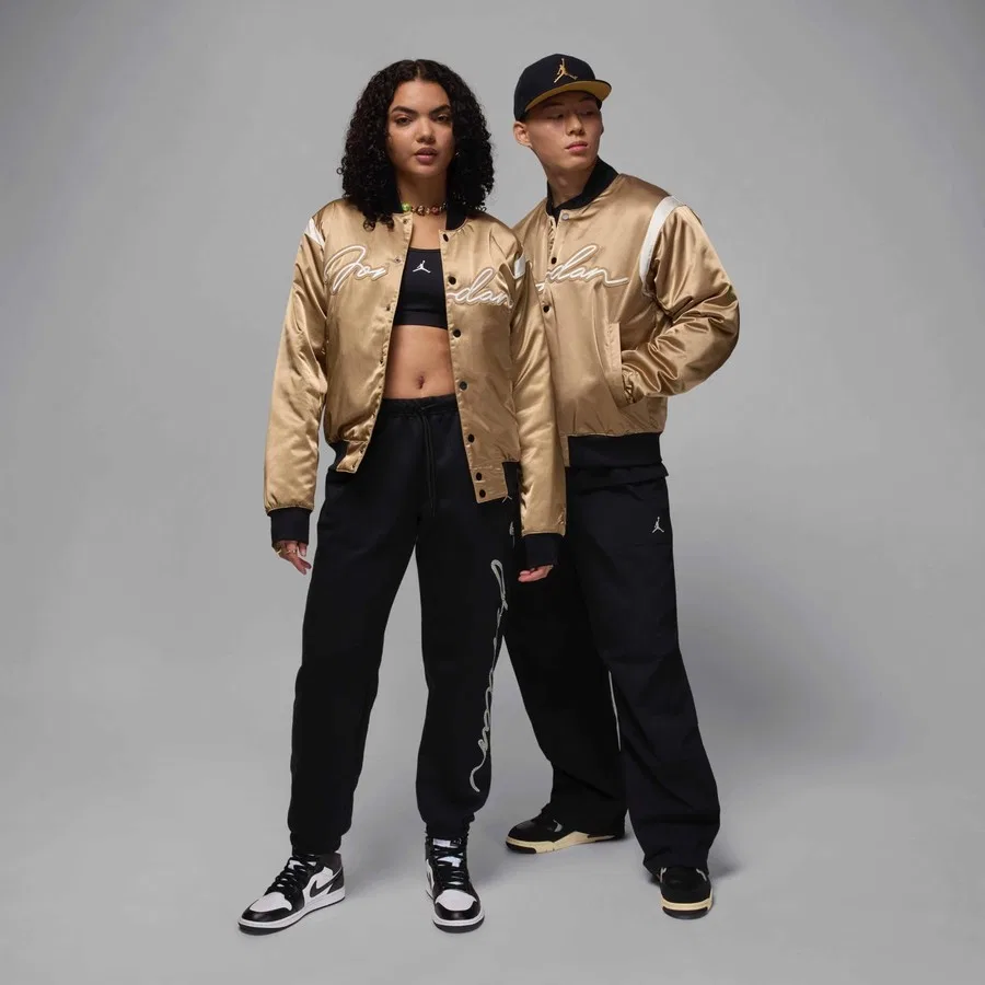 Куртка-бомбер Nike Jordan MVP Varsity, Золотой