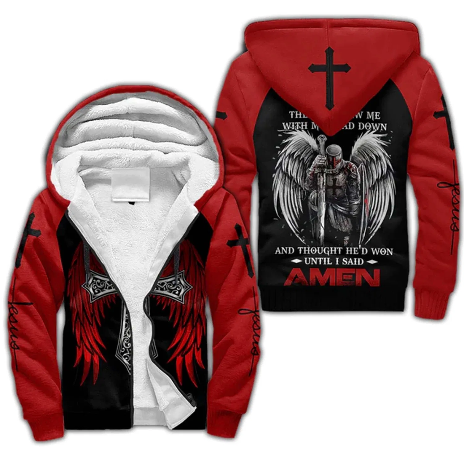 Мужская куртка с принтом Christian Bible Tattoo, Jesus Jacket-2