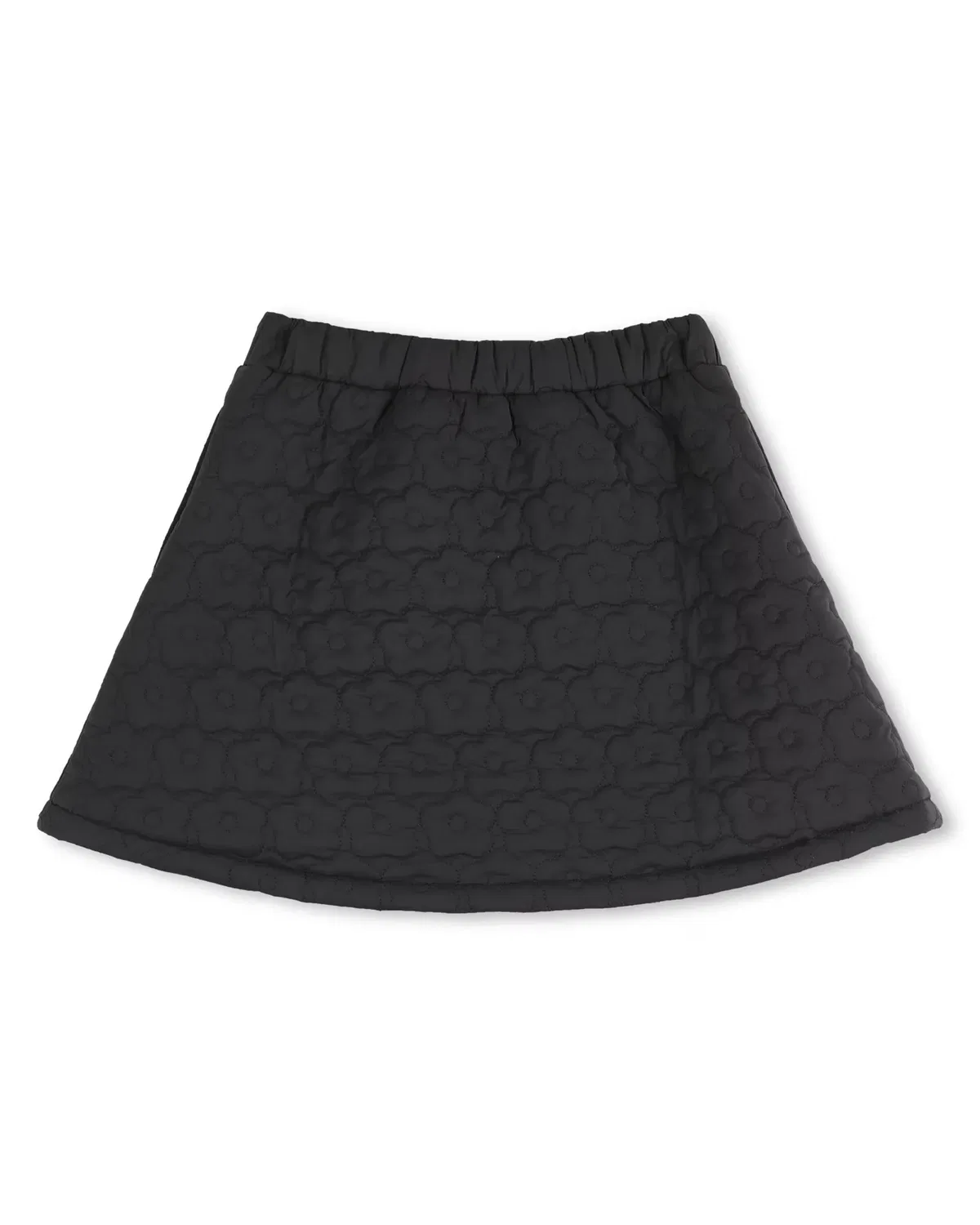 Детская юбка для девочек стеганая Kenzo Kids, Negro — фото 3