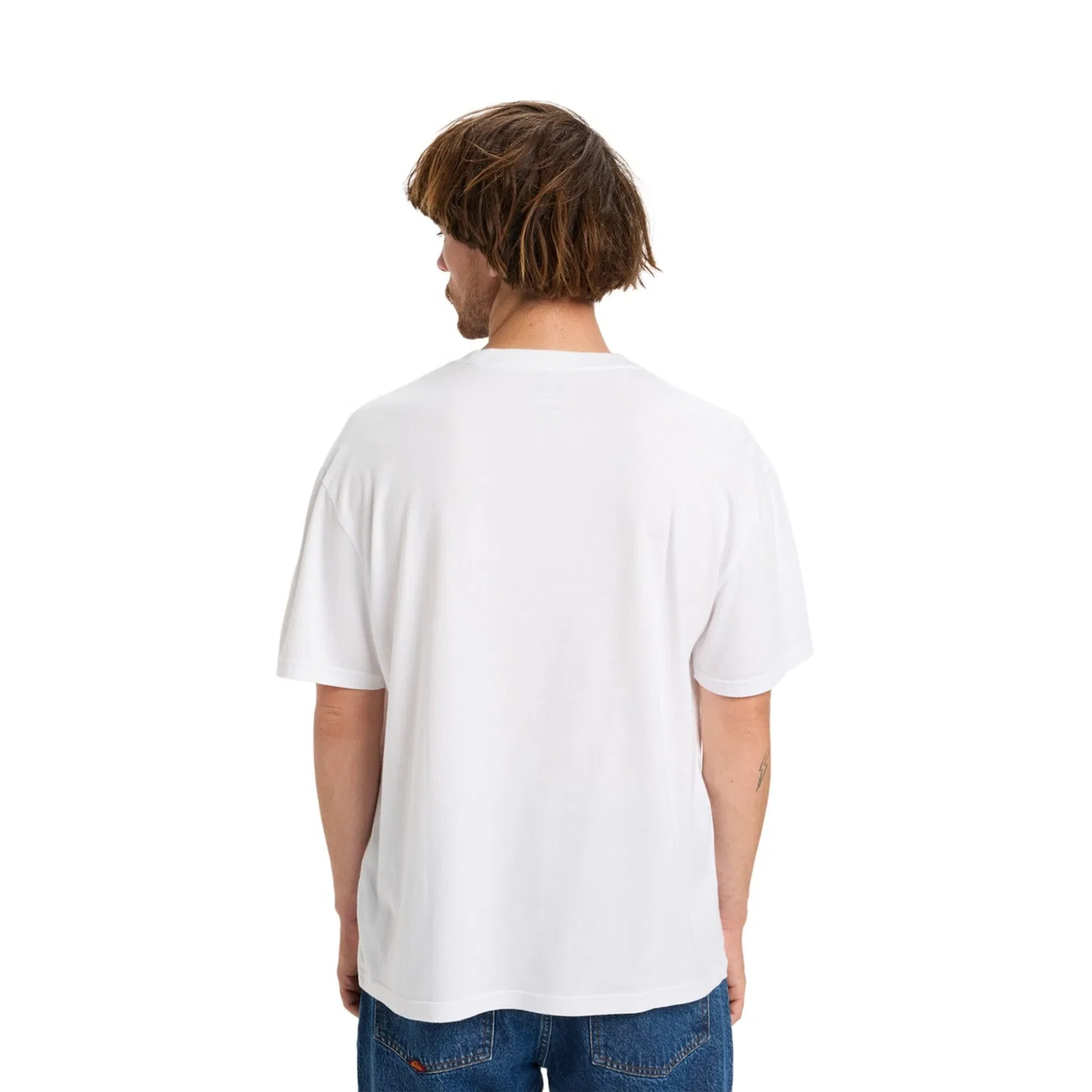 Детская хлопковая футболка с нагрудным карманом Quiksilver, White — фото 2